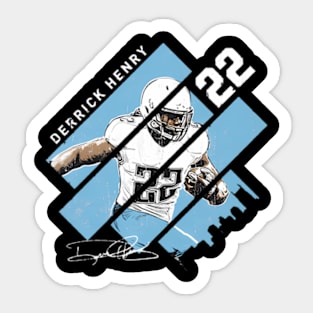 Derrick Henry Tennessee Stripes Sticker